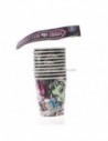 VASO PLASTICO MONSTER HIGH X10
