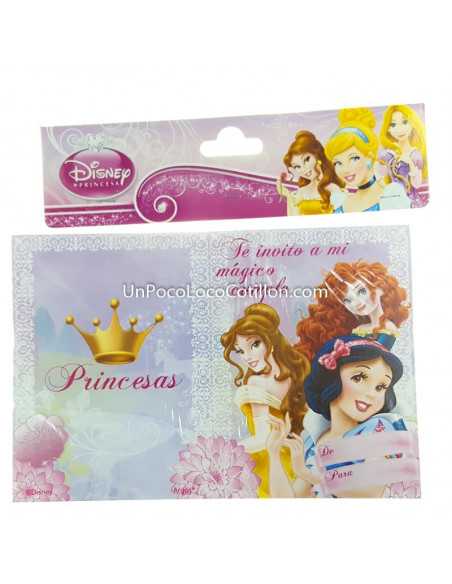 INVITACION PRINCESAS x10