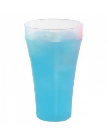 NEW BIG VASO 800cc PLASTICO COLOR AZUL