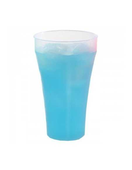 NEW BIG VASO 800cc PLASTICO COLOR AZUL