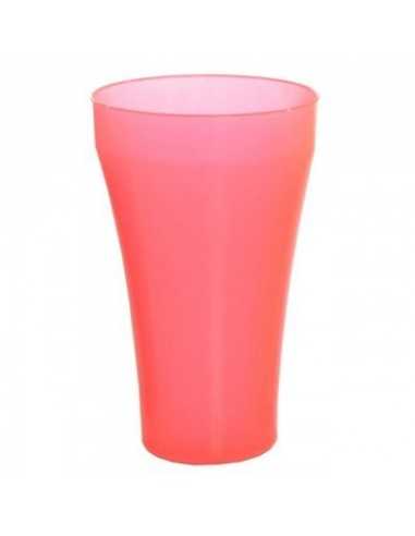 NEW BIG VASO 800cc PLASTICO COLOR ROJO