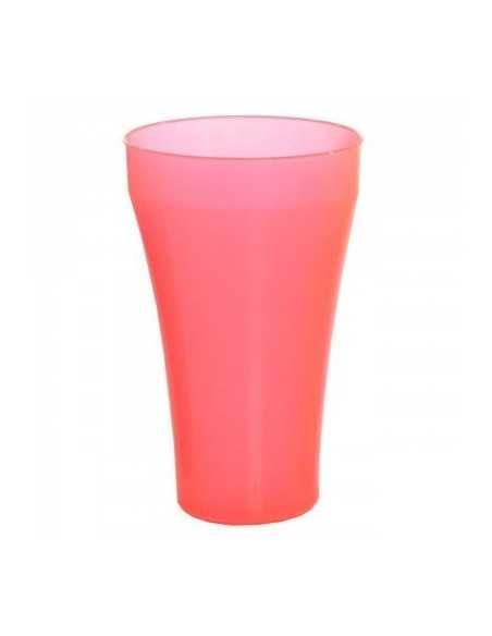 NEW BIG VASO 800cc PLASTICO COLOR ROJO