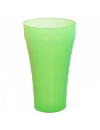 NEW BIG VASO 800cc PLASTICO COLOR VERDE