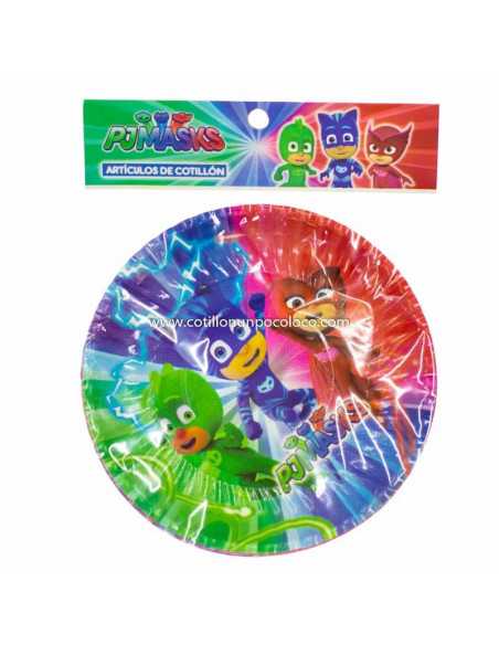 PLATO CARTON PJ MASKS HEROES EN PIJAMAS x10