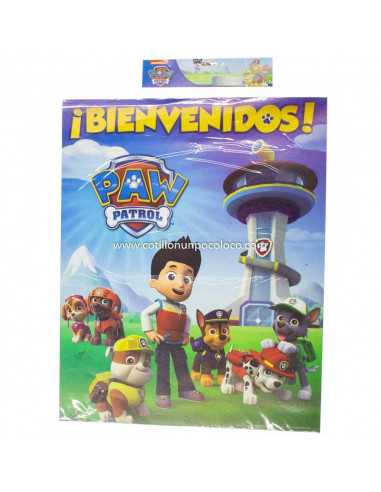 AFICHE PARA PUERTA PAW PATROL x1