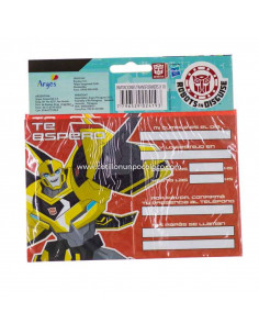 INVITACION TRANSFORMERS x10 2