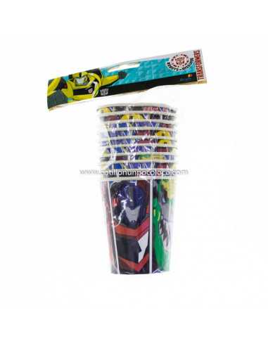 VASO POLIPAPEL TRANSFORMERS x10