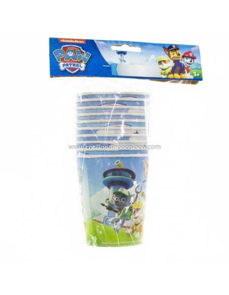 VASO POLIPAPEL PAW PATROL x10