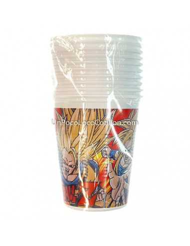 VASO PLASTICO DRAGON BALL Z x10