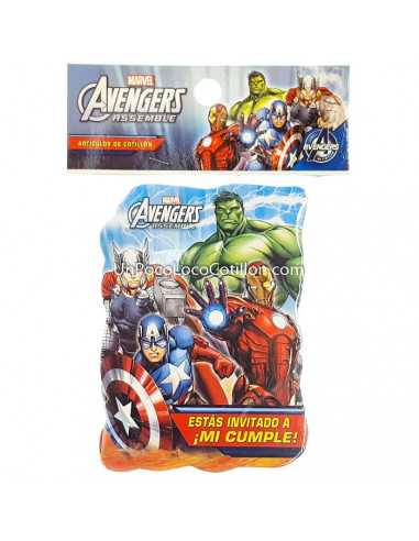 INVITACION AVENGERS x10