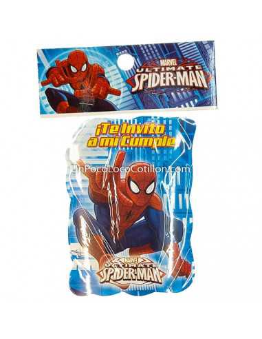 INVITACION CHICA HOMBRE ARAÑA SPIDERMAN x10