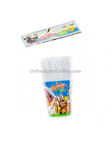 VASO PLASTICO LA GRANJA DE ZENON x10