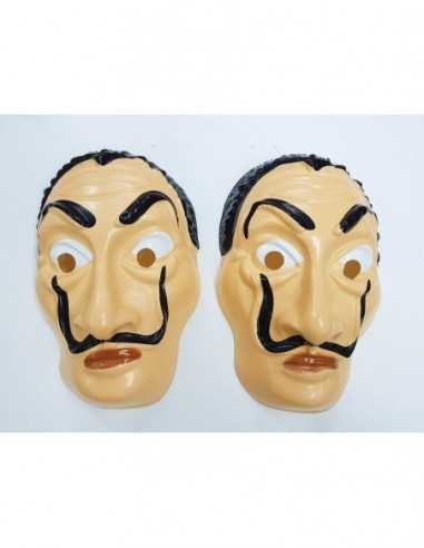 X20 Mascaras Caretas La Casa De Papel. Plastica Con Relieve