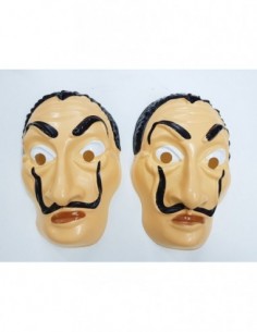 X27 Mascaras Caretas La Casa De Papel. Plastica Con Relieve