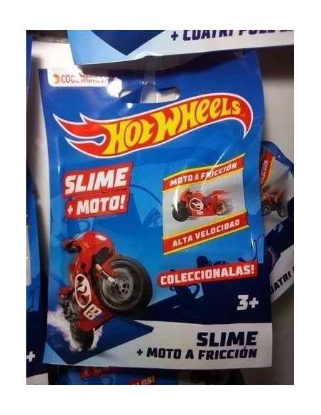 X10 Hot Wheels Moto+slime.modelo A Fricción,colores Surtidos
