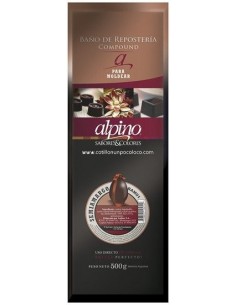CHOCOLATE BARRA BAÑO MOLDEO SEMI AMARGO ALPINO x500g