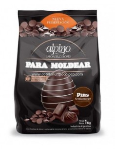 CHOCOLATE PINS SEMIAMARGO X1kg ALPINO