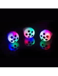 ANILLOS DE SILICONA DE FOOTBALL LED BLANCO XLR03