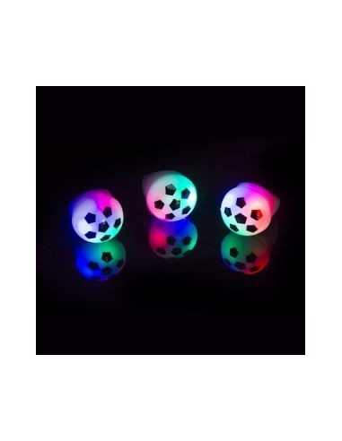 ANILLOS DE SILICONA DE FOOTBALL LED BLANCO XLR03