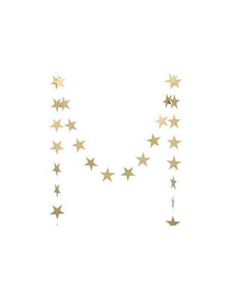 ESTRELLITAS DORADAS GLITTER 150cm GUDO10
