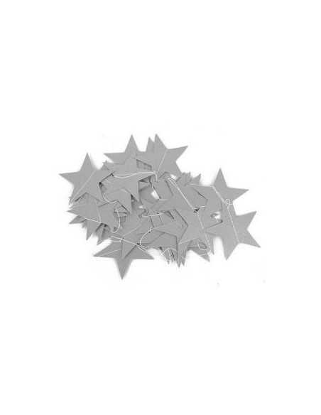 ESTRELLITAS PLATEADAS GLITTER 150cm GUPL10