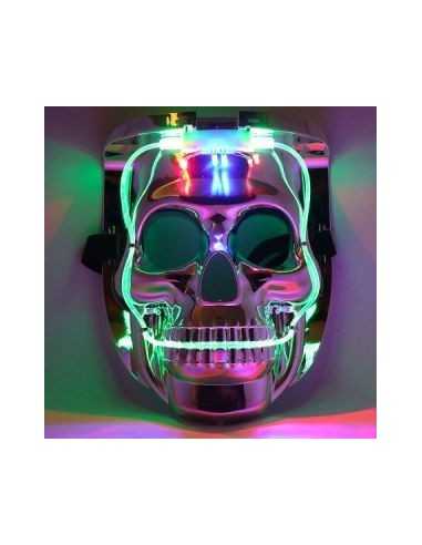 LED MASCARA - CALAVERA SUPER LUMINOSA XLM01