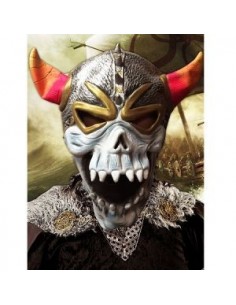MASCARA 100% LATEX CALAVERA VIKINGO LM04