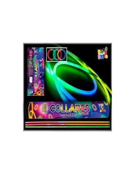 TUBO COLLAR BICOLOR NEON GLOW X 25 P/ARMA PGC10