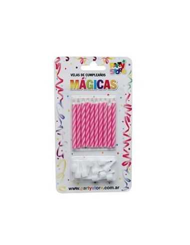 VELA MAGICAS MAGENTA BLISTER x 10u VMMA