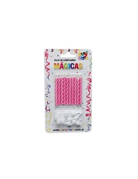 VELA MAGICAS MAGENTA BLISTER x 10u VMMA