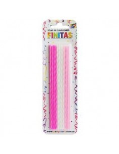 VELAS FINITAS TORNEADAS NENA x24 VTSG