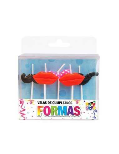 VELAS FORMA SET PROPS x 5 PIEZAS VS05