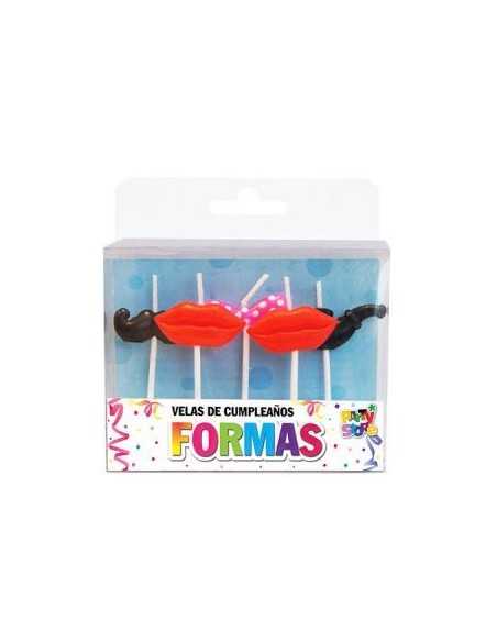 VELAS FORMA SET PROPS x 5 PIEZAS VS05