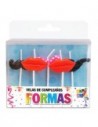 VELAS FORMA SET PROPS x 5 PIEZAS VS05