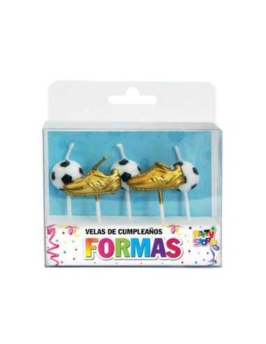 VELAS SET BOTINES Y PELOTA VS12