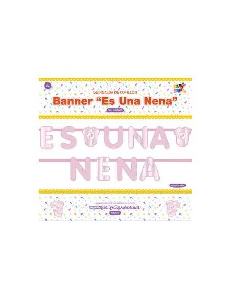 BANNER "ES UNA NENA" 200x21, 5x21,5 Cm BABS01