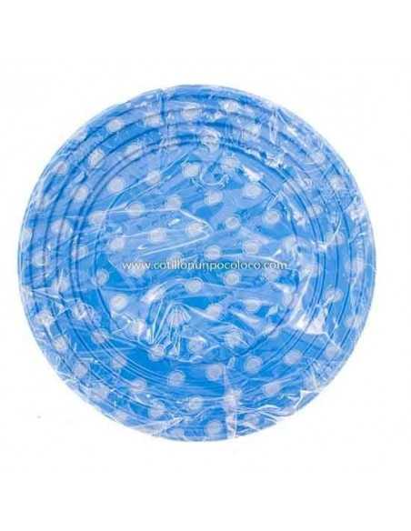 PLATO 17cm LUNAR REY x 48u CELESTE LUNAR BCO