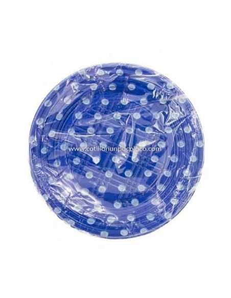 PLATO 22cm COLOR REY x 48u AZUL LUNAR BCO