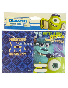 INVITACION MONSTER UNIVERSITY x10