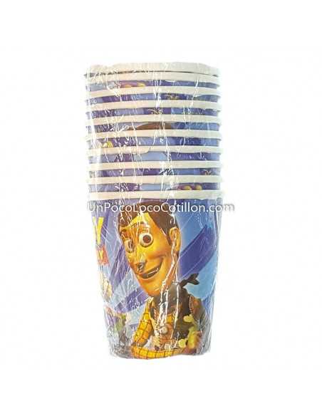VASO POLIPAPEL TOY STORY x10