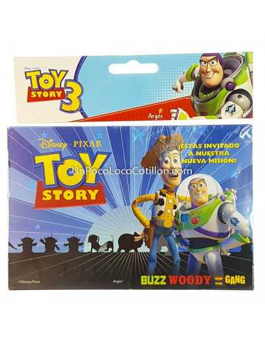 INVITACION TOY STORY x10