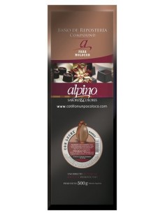 CHOCOLATE BARRA BAÑO MOLDEO CON LECHE ALPINO x500g 2